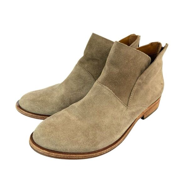 Kork-Ease Women’s Ryder Ankle Boots Marmotta Suede Tan Bootie Back-Zip Size 7.5 - Picture 2 of 12